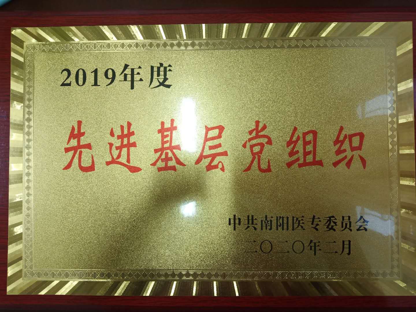 2020年2月护理系荣获先进基层党组织.jpg
